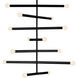 Millie 14 Light 31.5 inch Black Chandelier Ceiling Light
