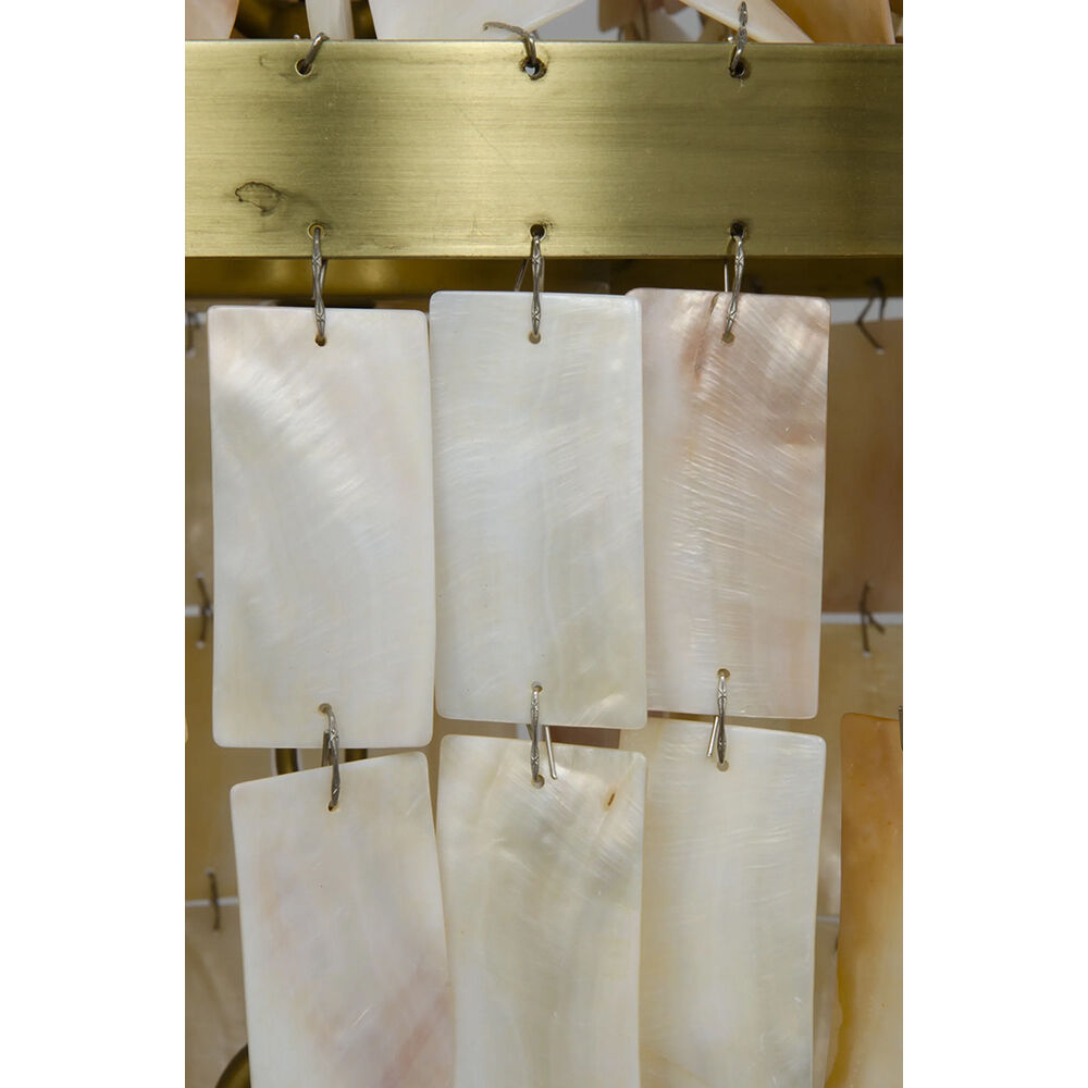 Bijou 6 Light 27 inch Antique Brass Chandelier Ceiling Light