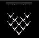 Blade 22 Light 48 inch Black Pendant Ceiling Light