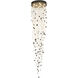 Canada 9 Light 22 inch Black Chandelier Ceiling Light