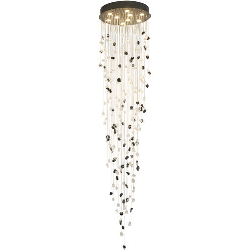 Canada 9 Light 22 inch Black Chandelier Ceiling Light