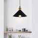 Brave 1 Light 8 inch Black Down Mini Pendant Ceiling Light
