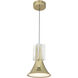 Floe Pendant Ceiling Light in Metallic Brass