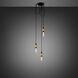 Hooked 3.0 LED 5.91 inch Brass Pendant Ceiling Light, Nude