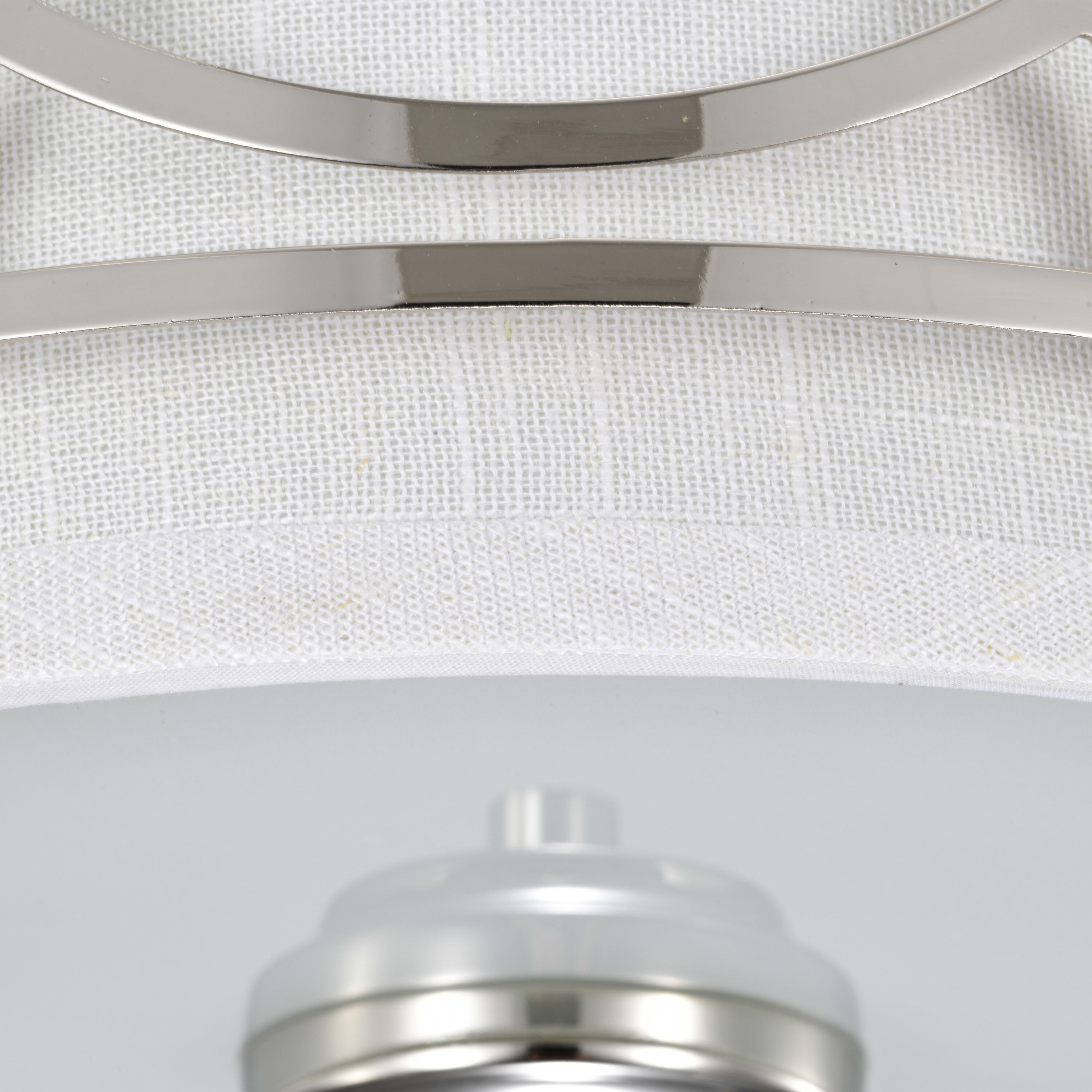 Harlow 2 Light 13.38 inch Polished Nickel Flush Mount Ceiling Light