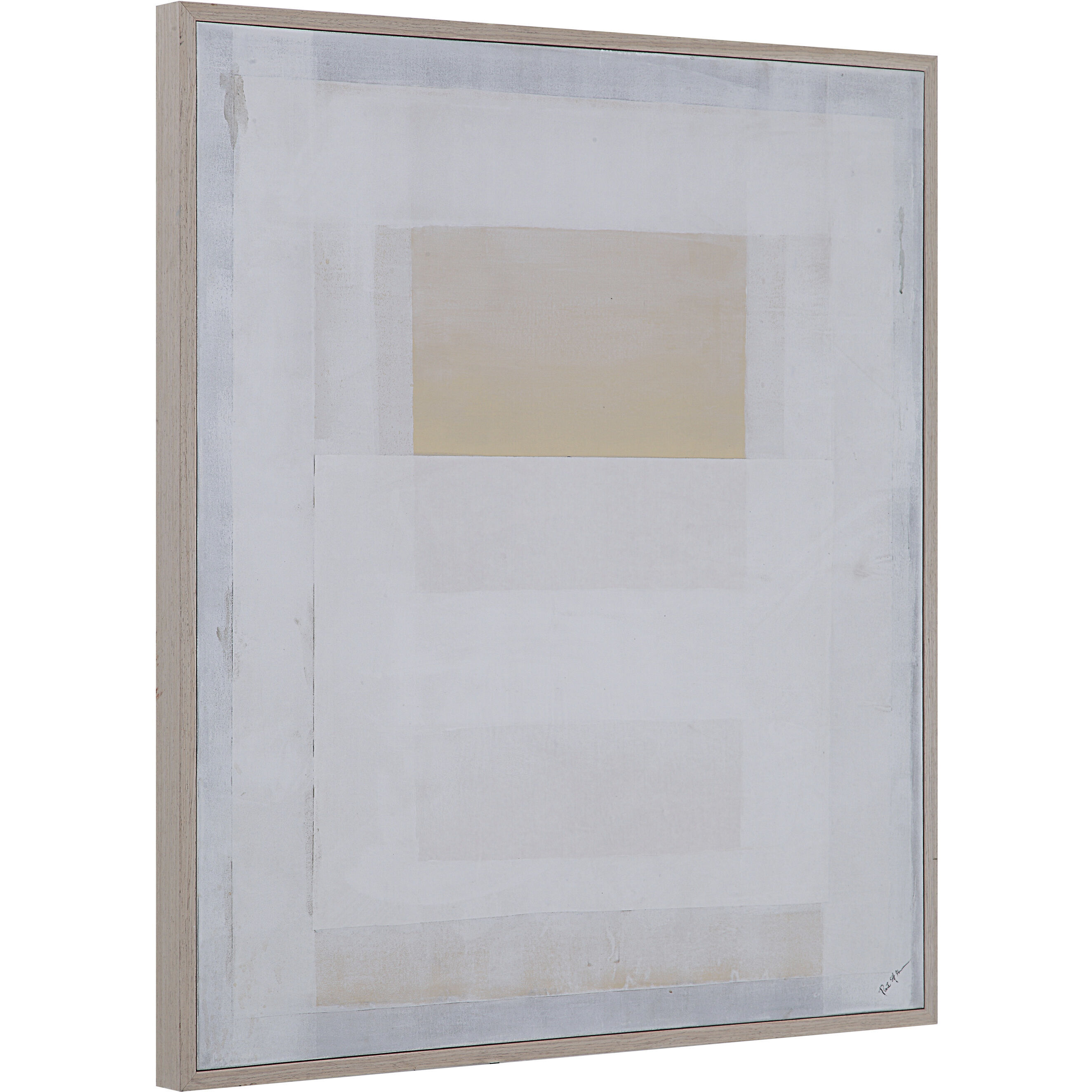 Morgen White/Beige Canvas Art