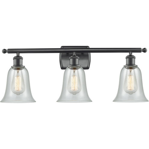 Ballston Hanover LED 26 inch Matte Black Bath Vanity Light Wall Light in Fishnet Glass, Ballston