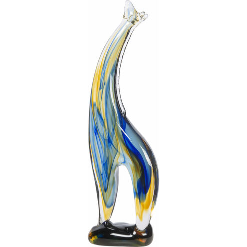 Artesia Blue Art Glass Sculpture