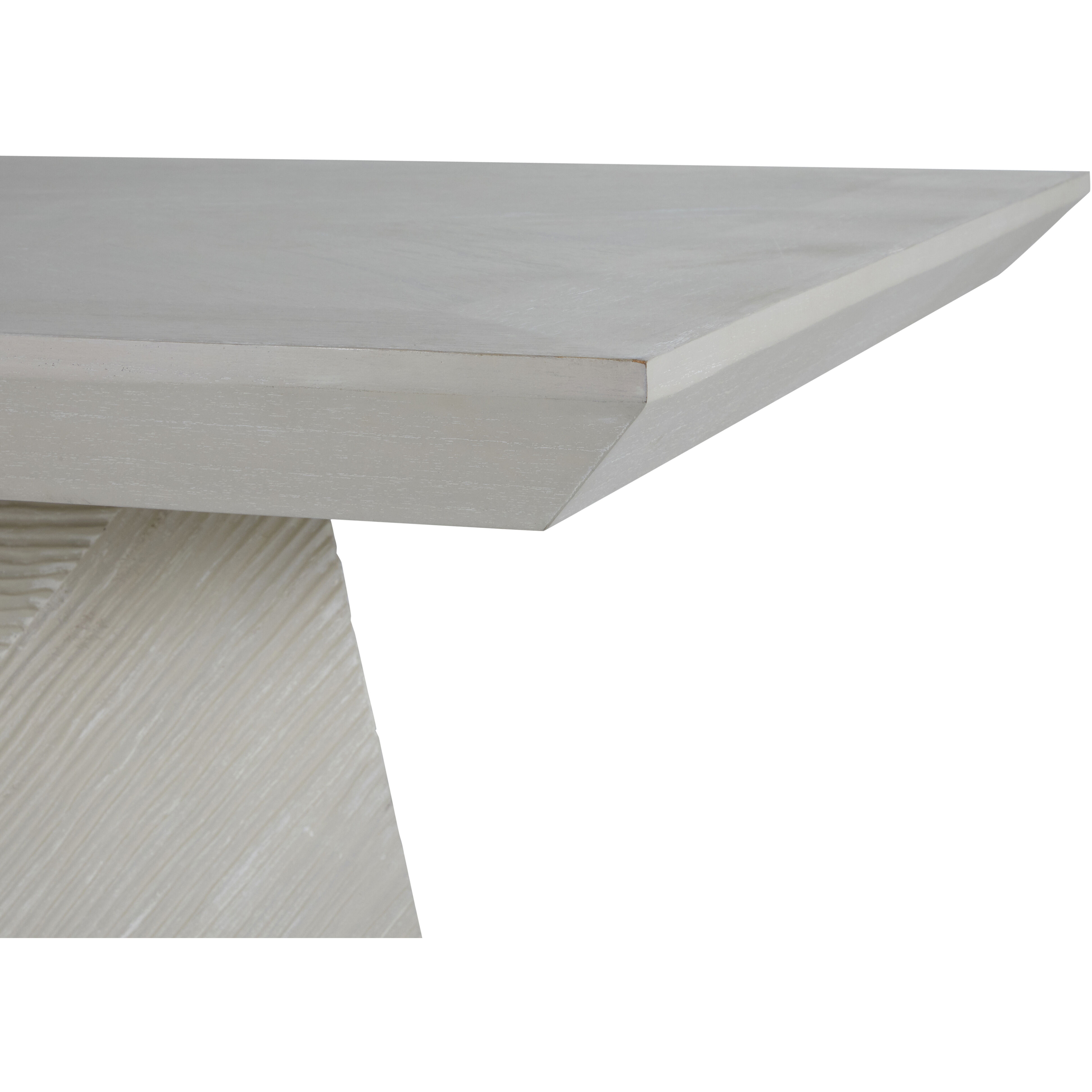 Atticus 84 X 39 inch Cerused White Dining Table