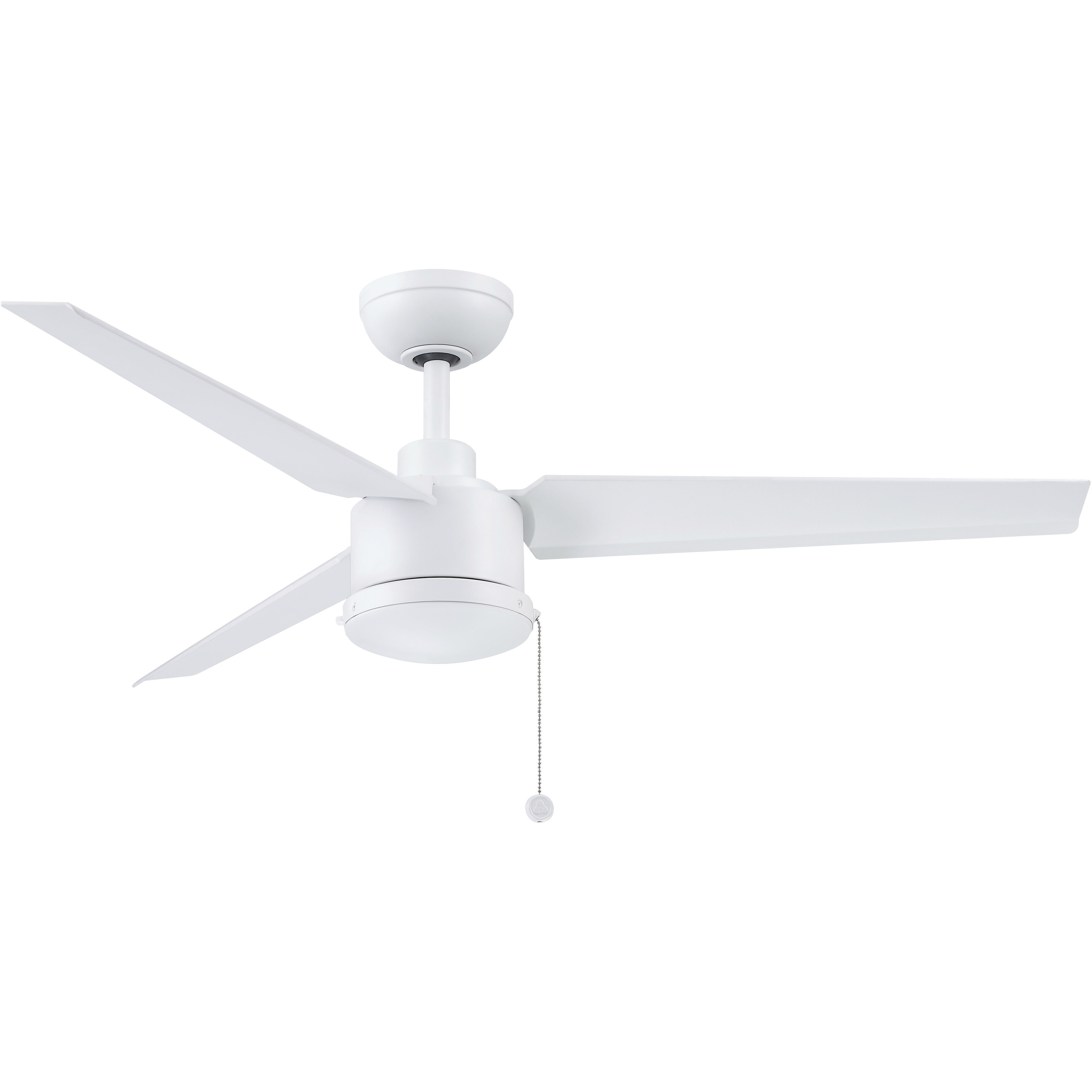 PC/DC 52 inch Matte White Fan-Uni