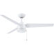 PC/DC 52 inch Matte White Fan-Uni