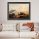 Resting Place Orange and Blue and Multi and Red Framed Art
