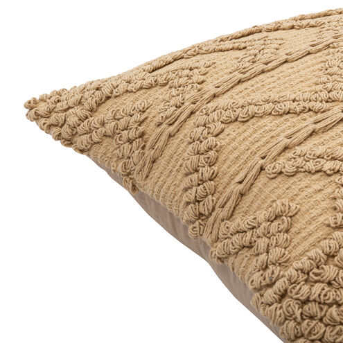 Merdo 20 inch Tan Pillow Kit in 20 x 20, Square