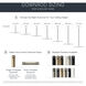 Independence Champagne Bronze Ceiling Fan Downrod, Single Threaded