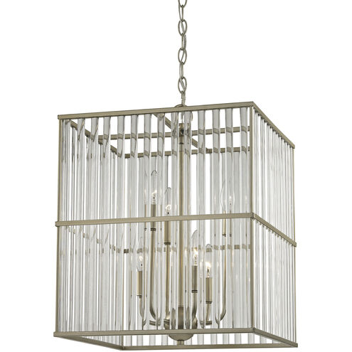 Ridley 6 Light 16 inch Aged Silver Chandelier Ceiling Light