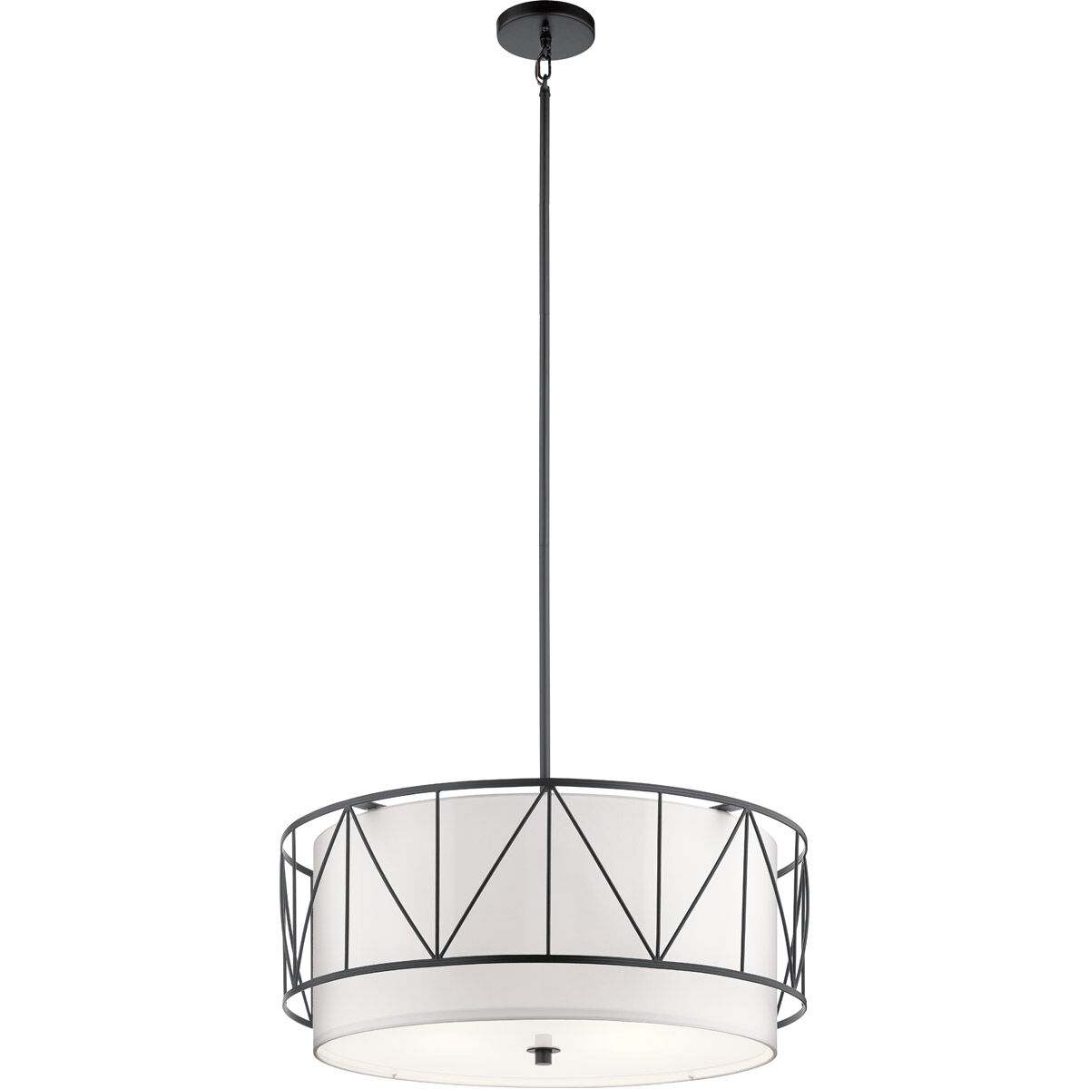 Birkleigh 4 Light 24 inch Black Pendant Ceiling Light