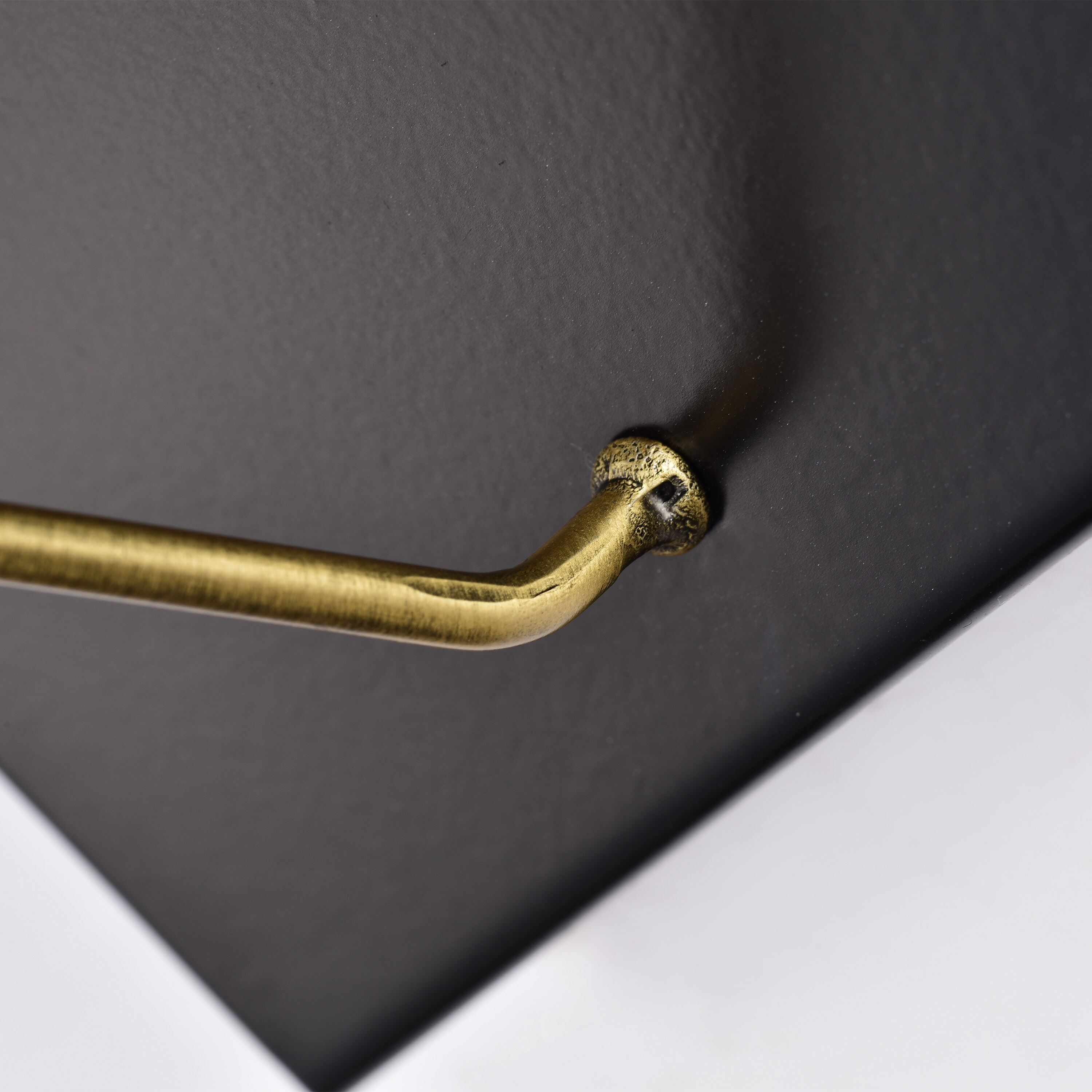 Baxter 1 Light 6 inch Black/Burnished Brass Bathroom Vanity Lights Wall Light