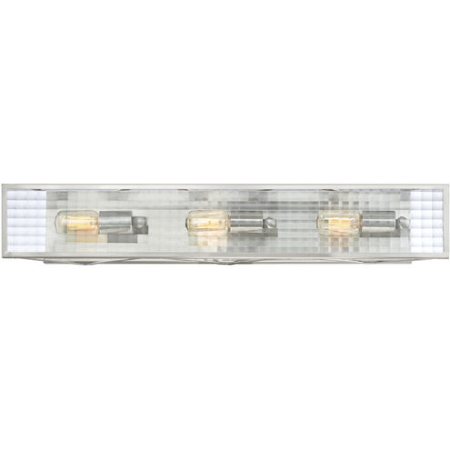 Pivot 3 Light 30.25 inch Satin Platinum Vanity Light Wall Light