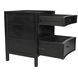 Hampton 31 X 24 inch Hand Rubbed Black Night Stand