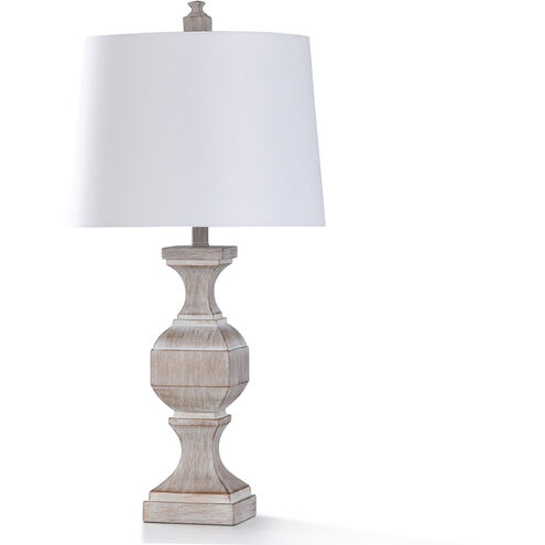 Malta 30.5 inch 150.00 watt White Table Lamp Portable Light