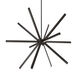 Sirius LED 46.13 inch Black Chandelier Ceiling Light