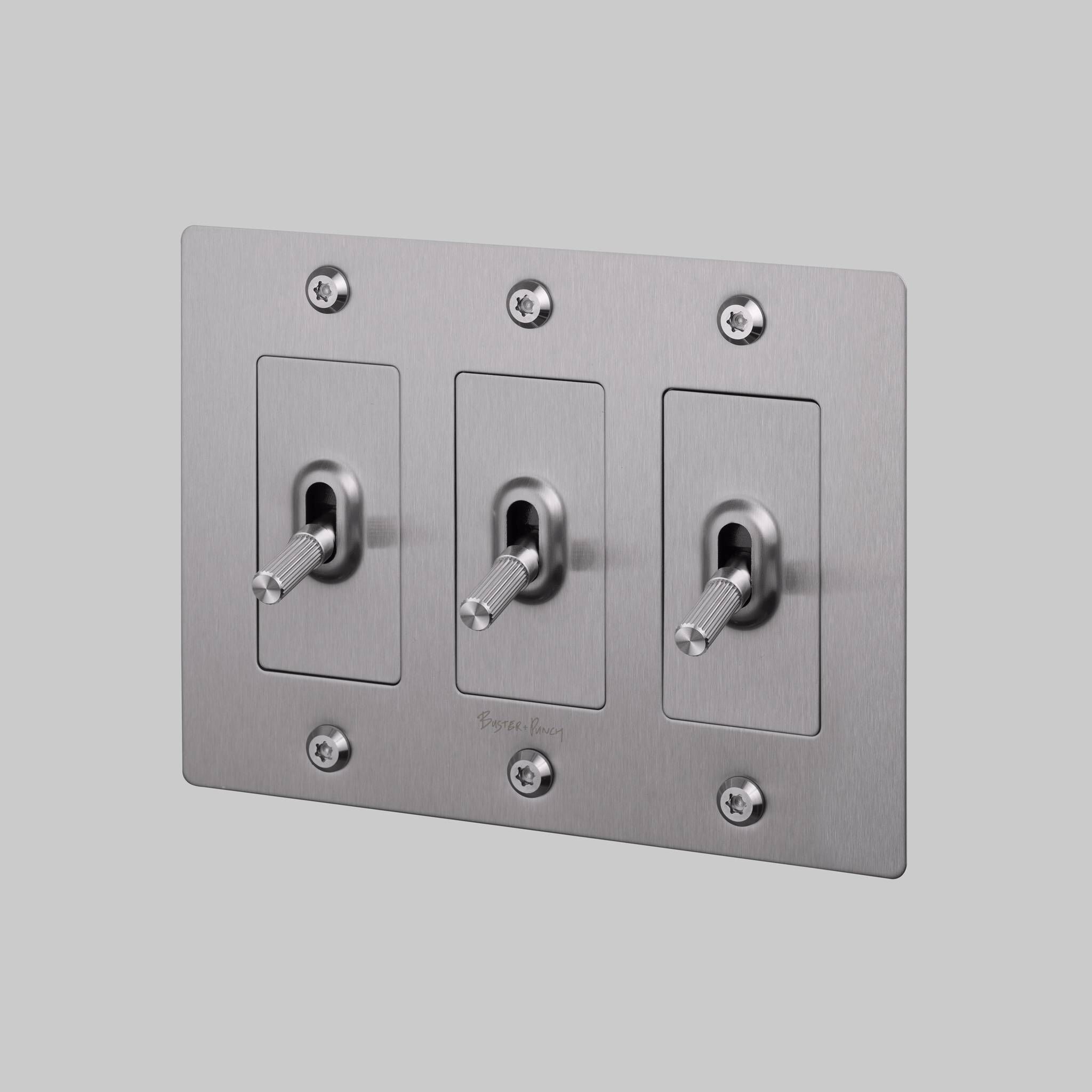 3G Toggle 120-277 Steel Light Switch