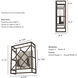 Langwood 2 Light 9.5 inch Onyx Bengal Wall Sconce Wall Light