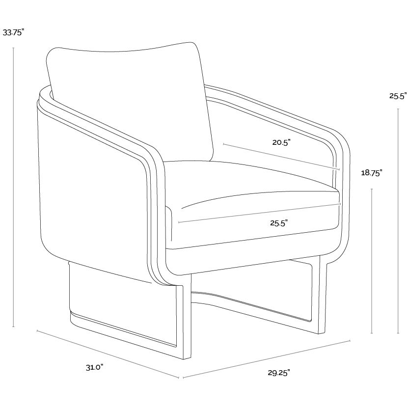 Olbia Louis Cream Outdoor Lounge Chair