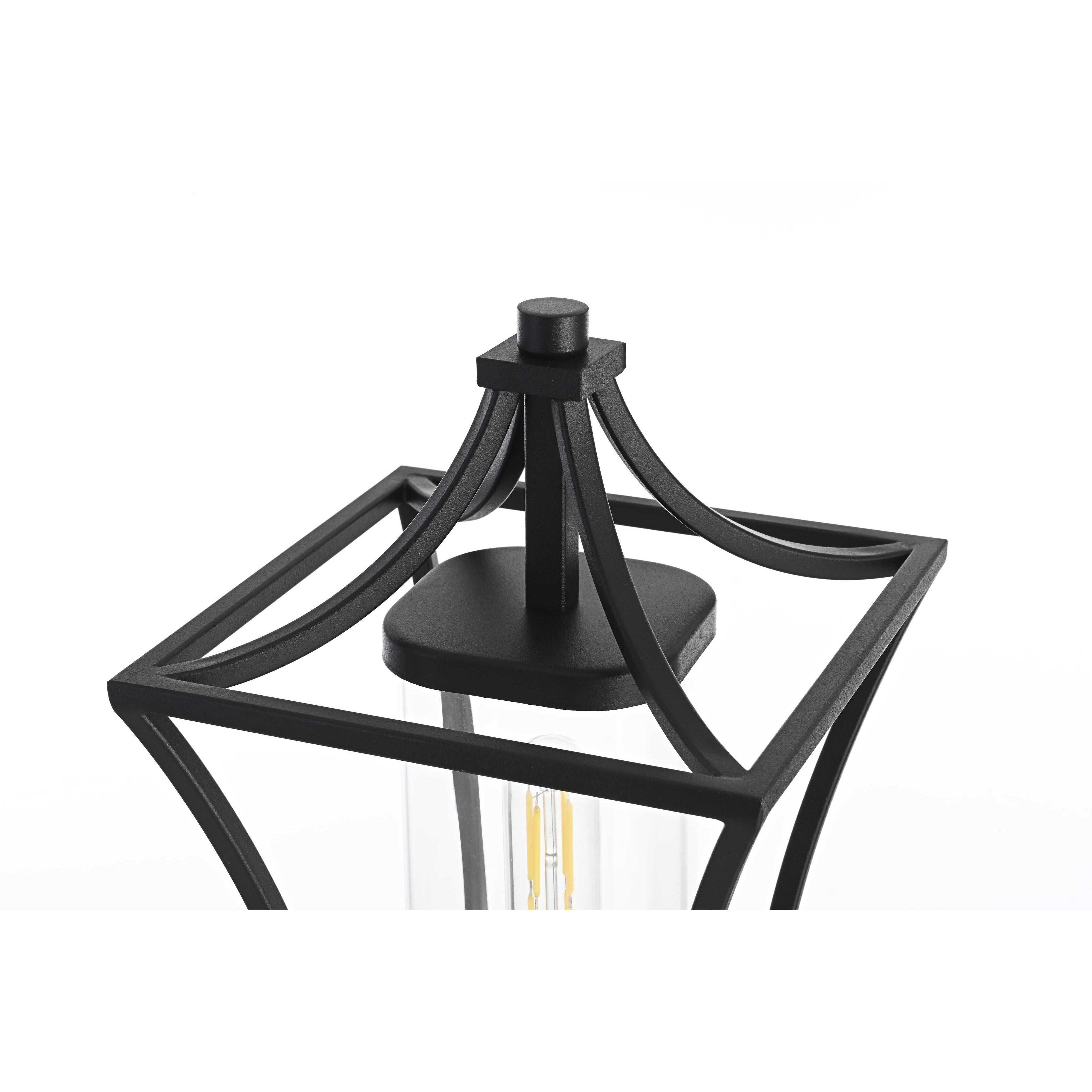 Belgrade 1 Light 19 inch Black Outdoor Post Light