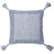 Alaric 18 X 18 inch Light Blue Accent Pillow