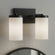 Britton 2 Light 12.5 inch Matte Black Vanity Fixture Wall Light