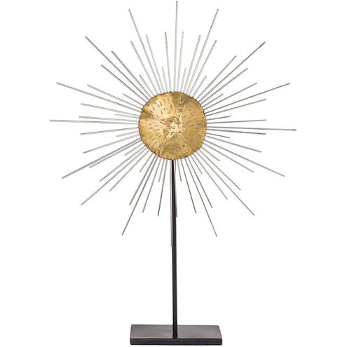 Rays Black with Brass Object