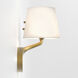 Millie 1 Light 7.28 inch Antique Brass Bathroom Wall Light