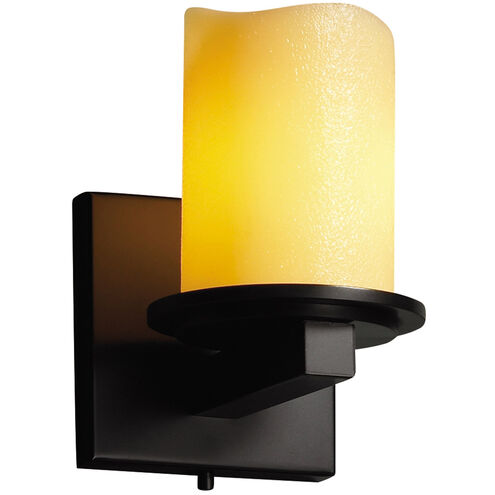 CandleAria LED 5 inch Matte Black Wall Sconce Wall Light