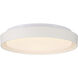 Lumea 15.5 inch Matte White Flush Mount Ceiling Light