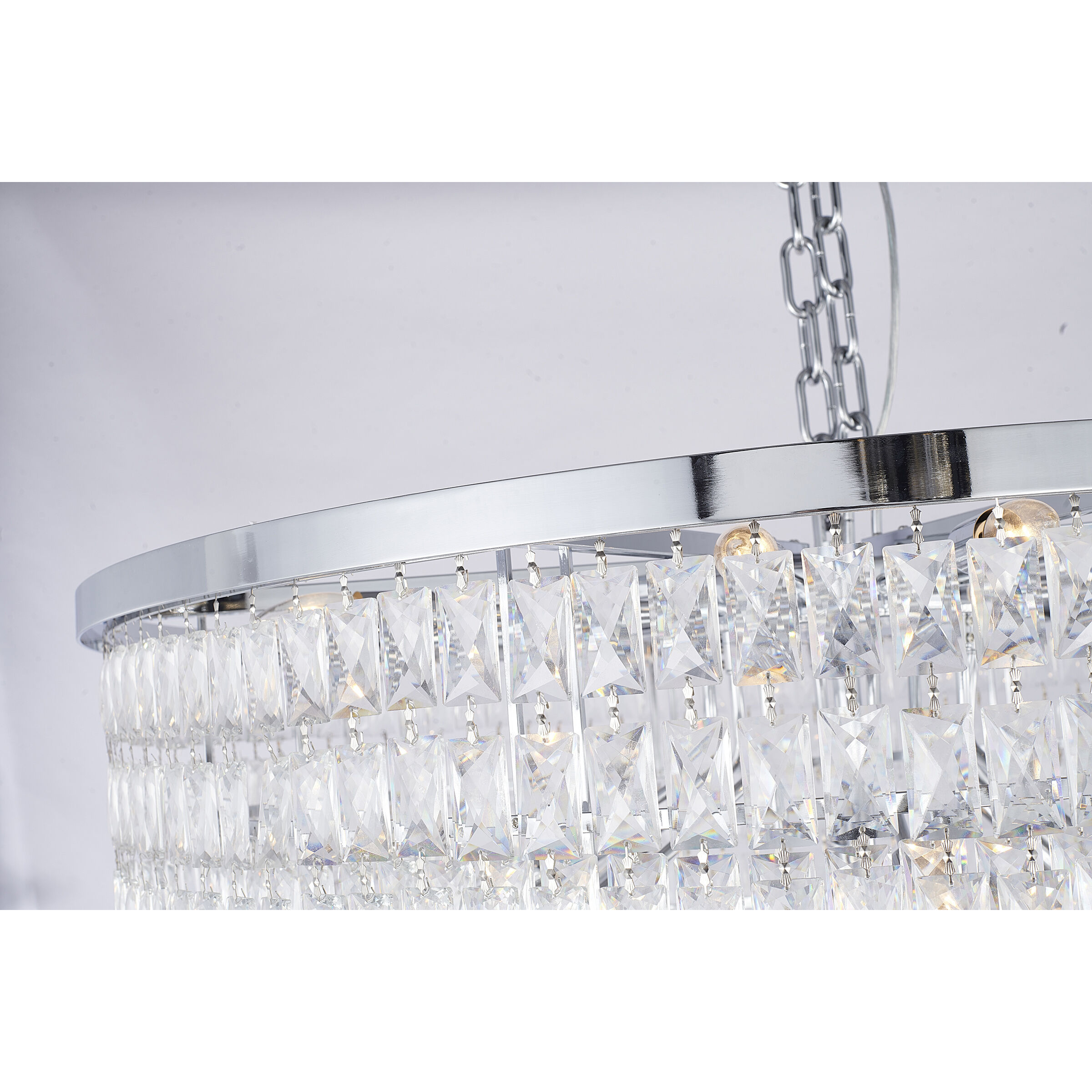 Canada 39 Light 32 inch Chrome Chandelier Ceiling Light