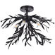 Priscilla 4 Light 23 inch Black Flush Mount Ceiling Light