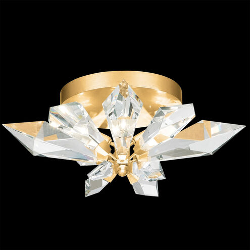 Foret 4 Light 24.25 inch Gold Flush Mount Ceiling Light