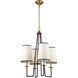Nico 4 Light 21.5 inch Oil Rubbed Bronze Chandelier Ceiling Light