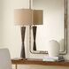 Jameson 38.5 inch 150.00 watt Chocolate Brown and Antique Brass Table Lamp Portable Light
