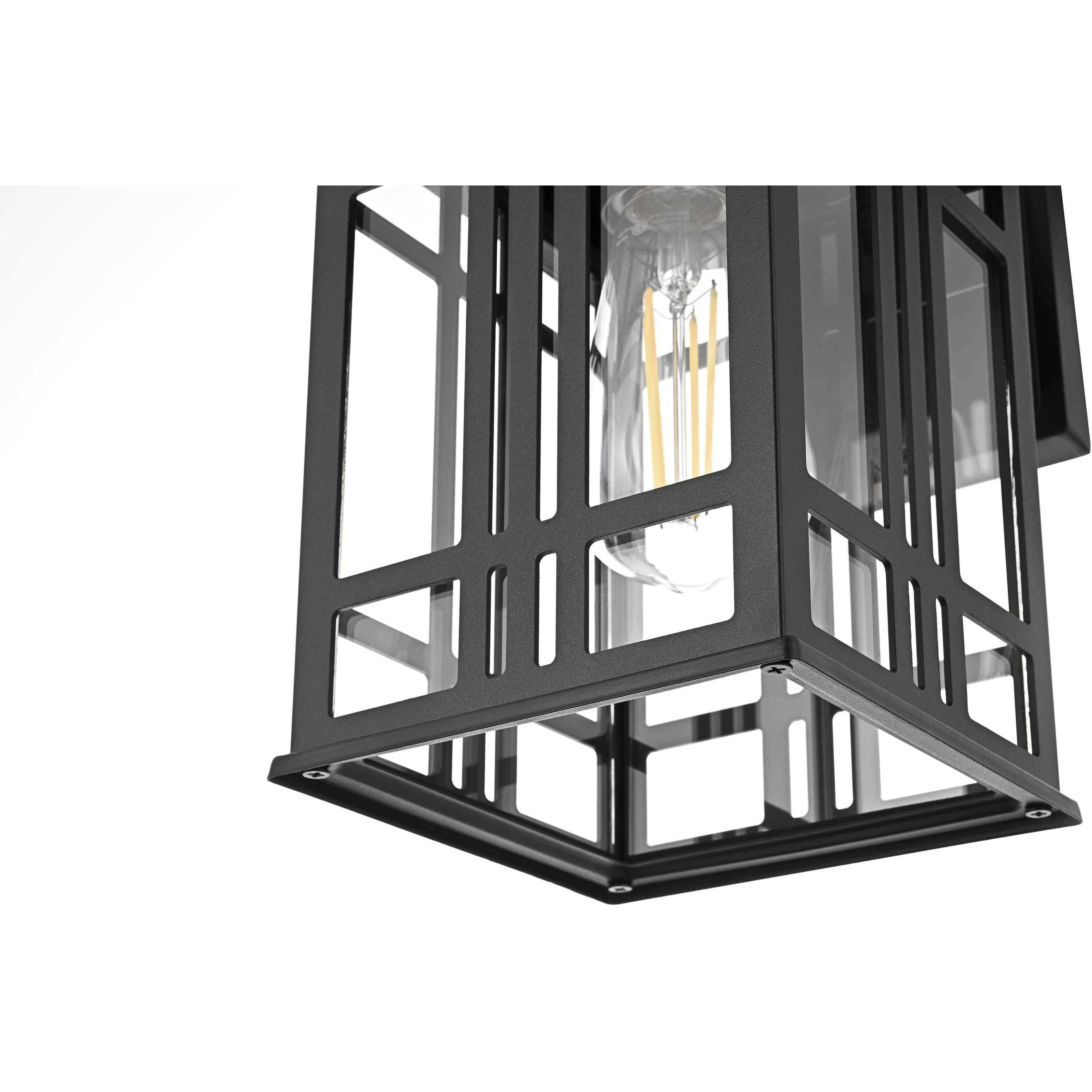 Harley 1 Light 15 inch Black Outdoor Wall Sconce