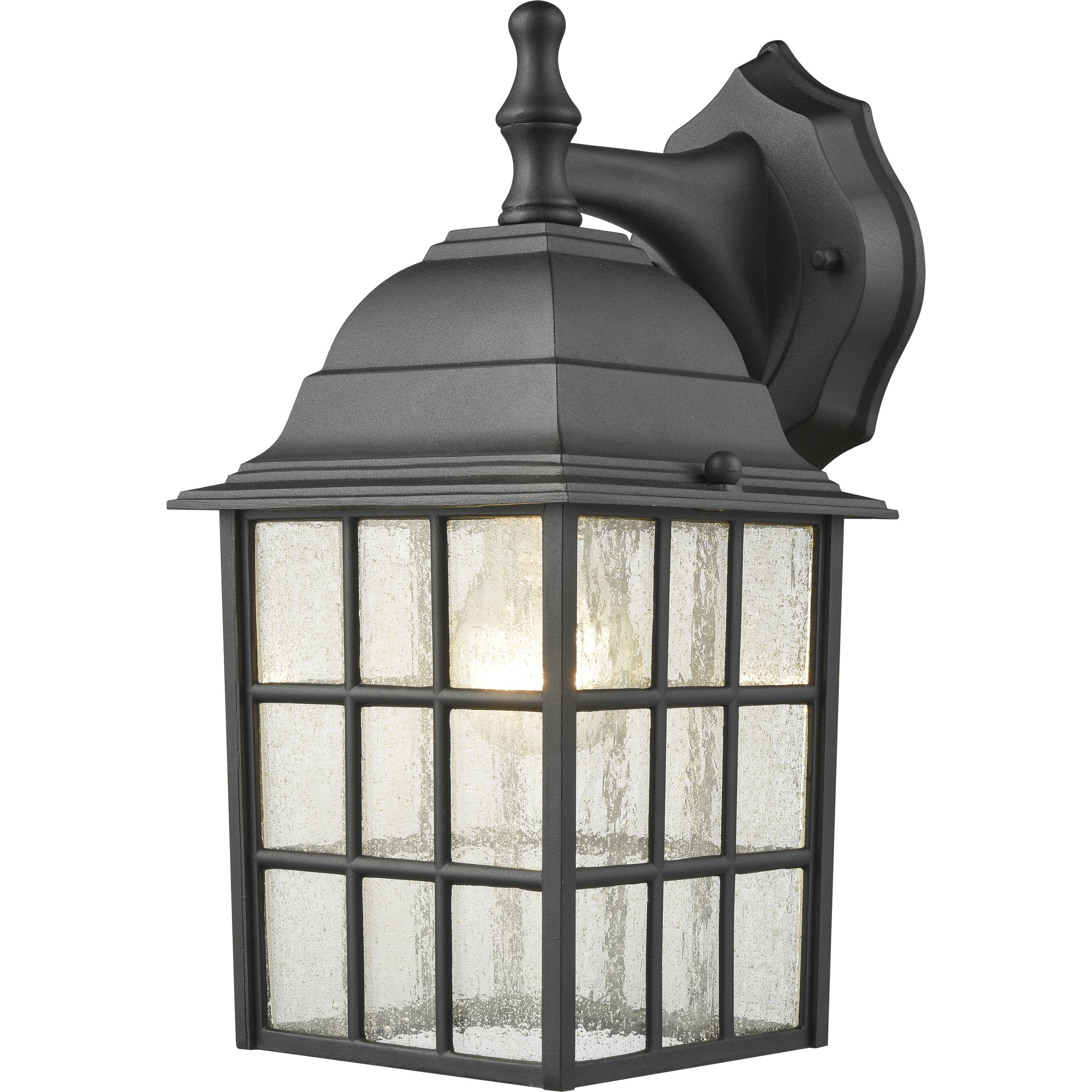 Whitby 1 Light 12 inch Satin Black Outdoor Wall Sconce