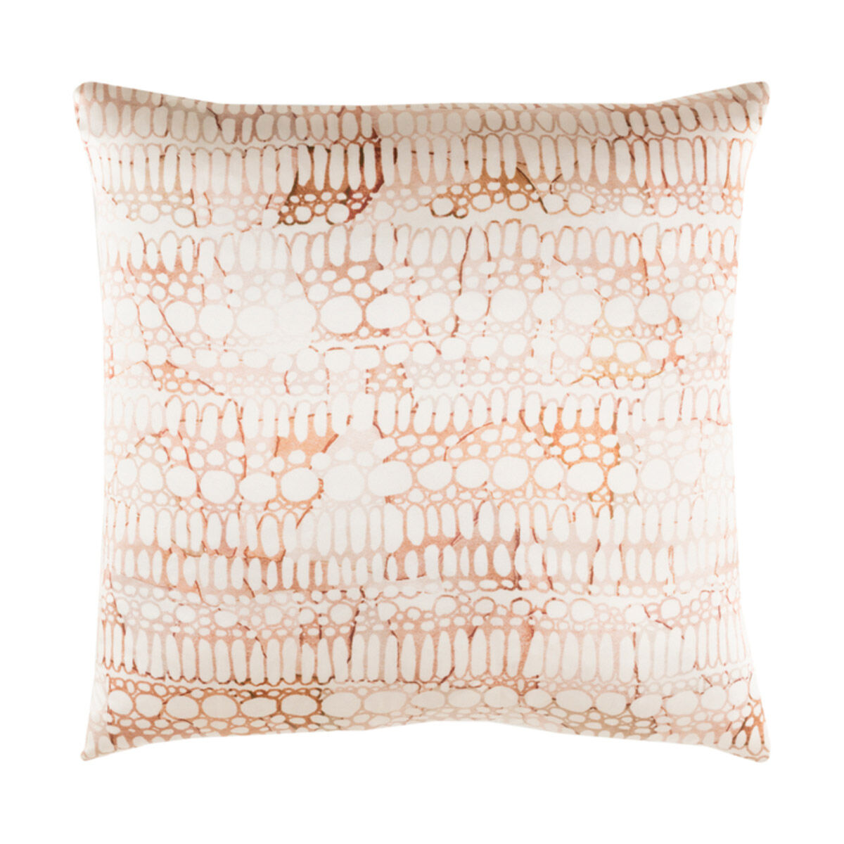 Natural Affinity 20 X 20 inch Beige and Burnt Orange Throw Pillow