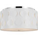 kate spade new york Dottie 3 Light 17.88 inch Polished Nickel Flush Mount Ceiling Light