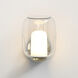 Aquina 1 Light 5.59 inch Matte Brushed Brass Interior Wall Light