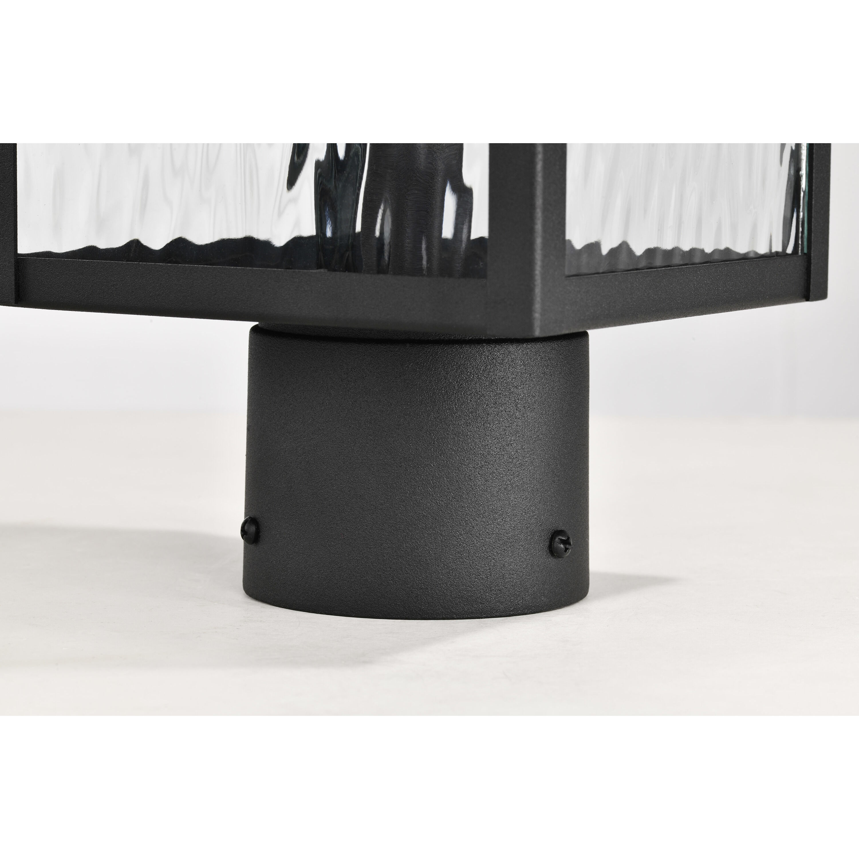 Austen 20 inch Matte Black Post Lantern