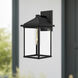 Alora Mood Larchmont 1 Light 12.5 inch Textured Black Outdoor Wall Light