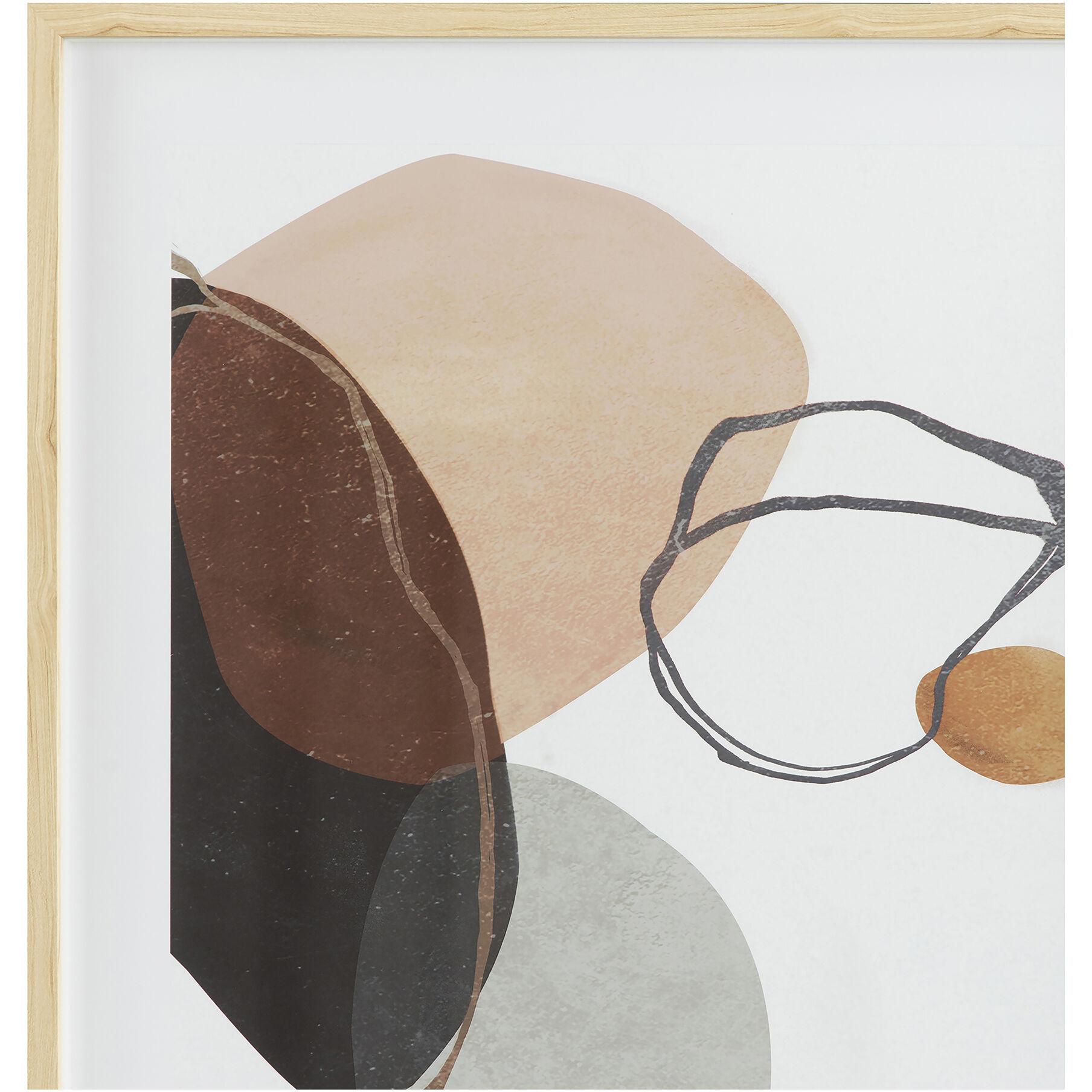 Peaceful 26 X 2 inch Abstract Print