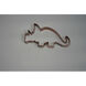 Triceratops Copper Cookie Cutter