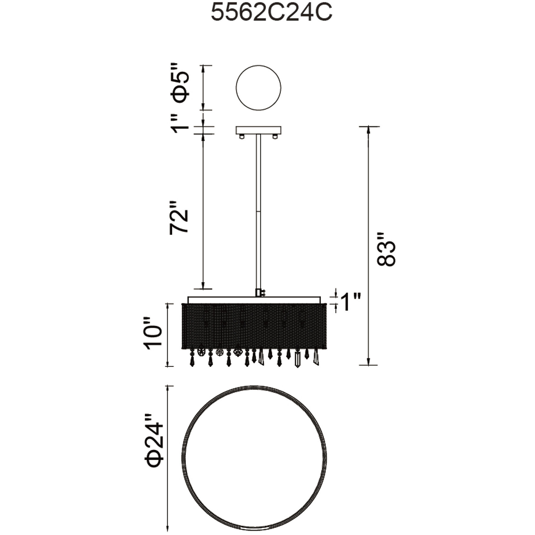 Benson 14 Light 24 inch Chrome Drum Shade Flush Mount Ceiling Light